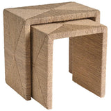 Oasis Nesting Table, Abaca