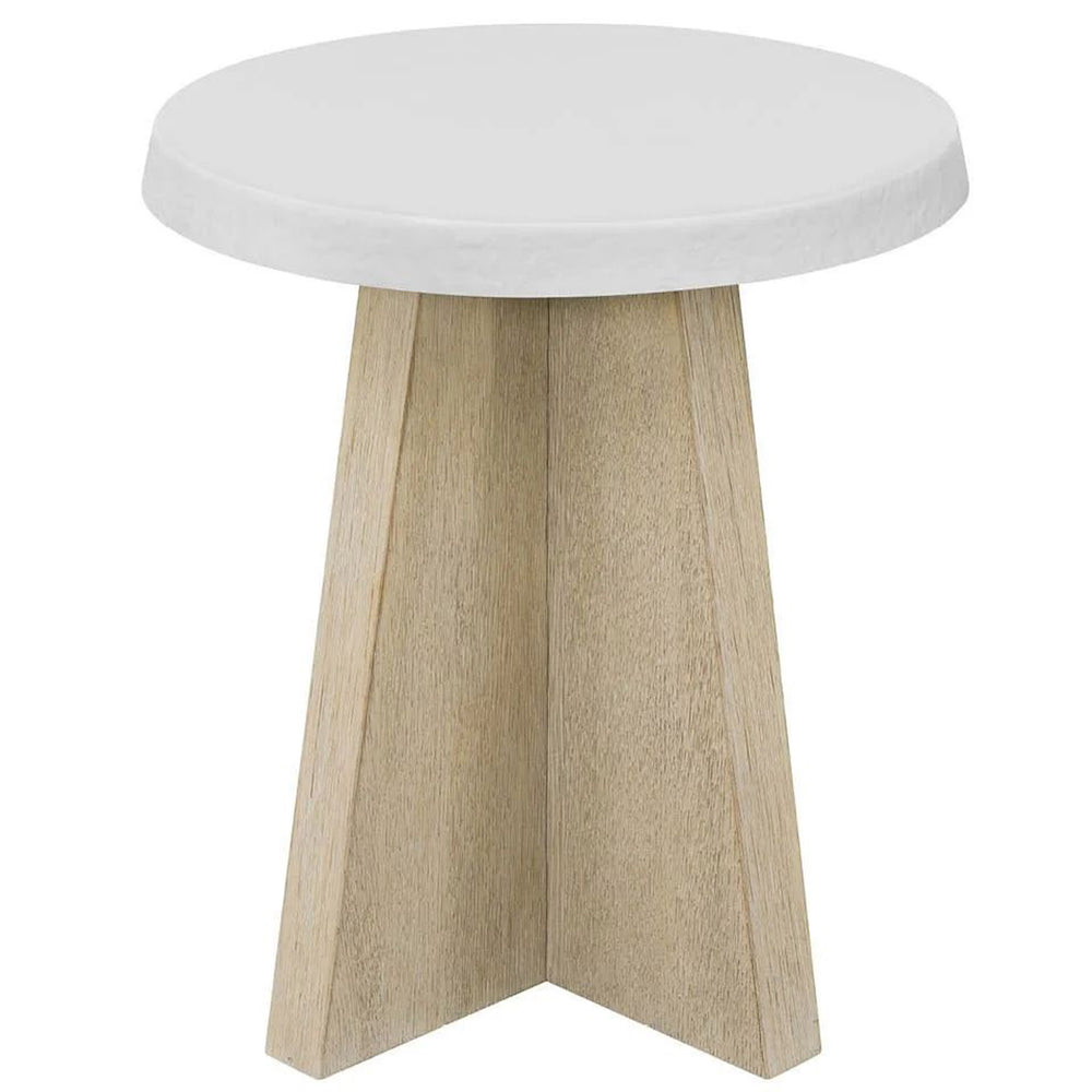 Oasis Round Accent Table, Dockside