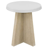 Oasis Round Accent Table, Dockside