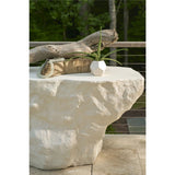 Oasis Cliffside Console Table, White
