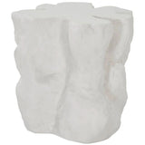 Cliffside Accent Table, White