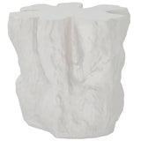Cliffside Accent Table, White