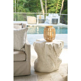 Cliffside Accent Table, White