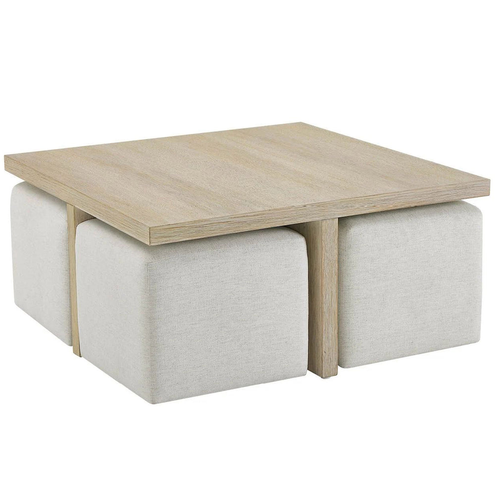Oasis Cocktail Table w/ Ottomans, Dockside