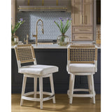 Oasis Swivel Counter Stool, Shoreline
