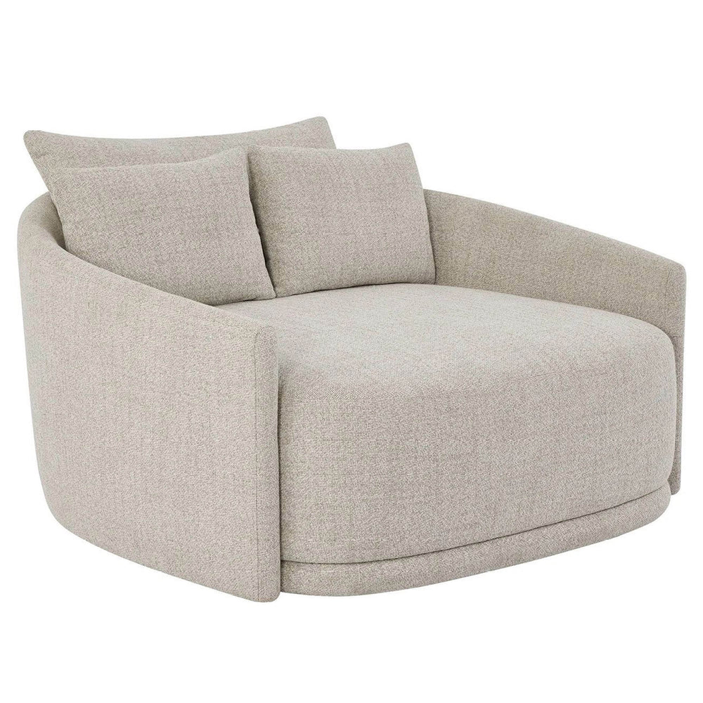 Bexley Media Lounger, Knotty Seasalt