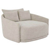 Bexley Media Lounger, Knotty Seasalt