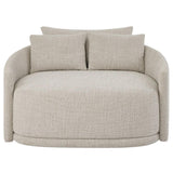 Bexley Media Lounger, Knotty Seasalt