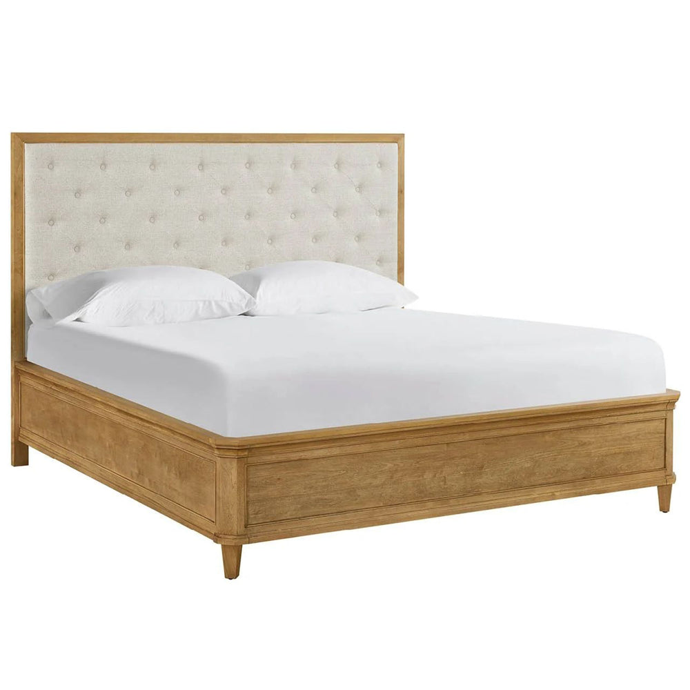 Birchaven Brindle Upholstered Bed, Bilma Natural