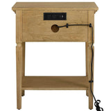 Birchaven 1 Drawer Nightstand, Brindle