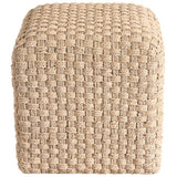Birchaven Woven Pouf, Abaca