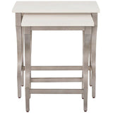 Brichaven Nesting Table, White Quartz