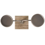Sylvan End Table, Aged Pewter