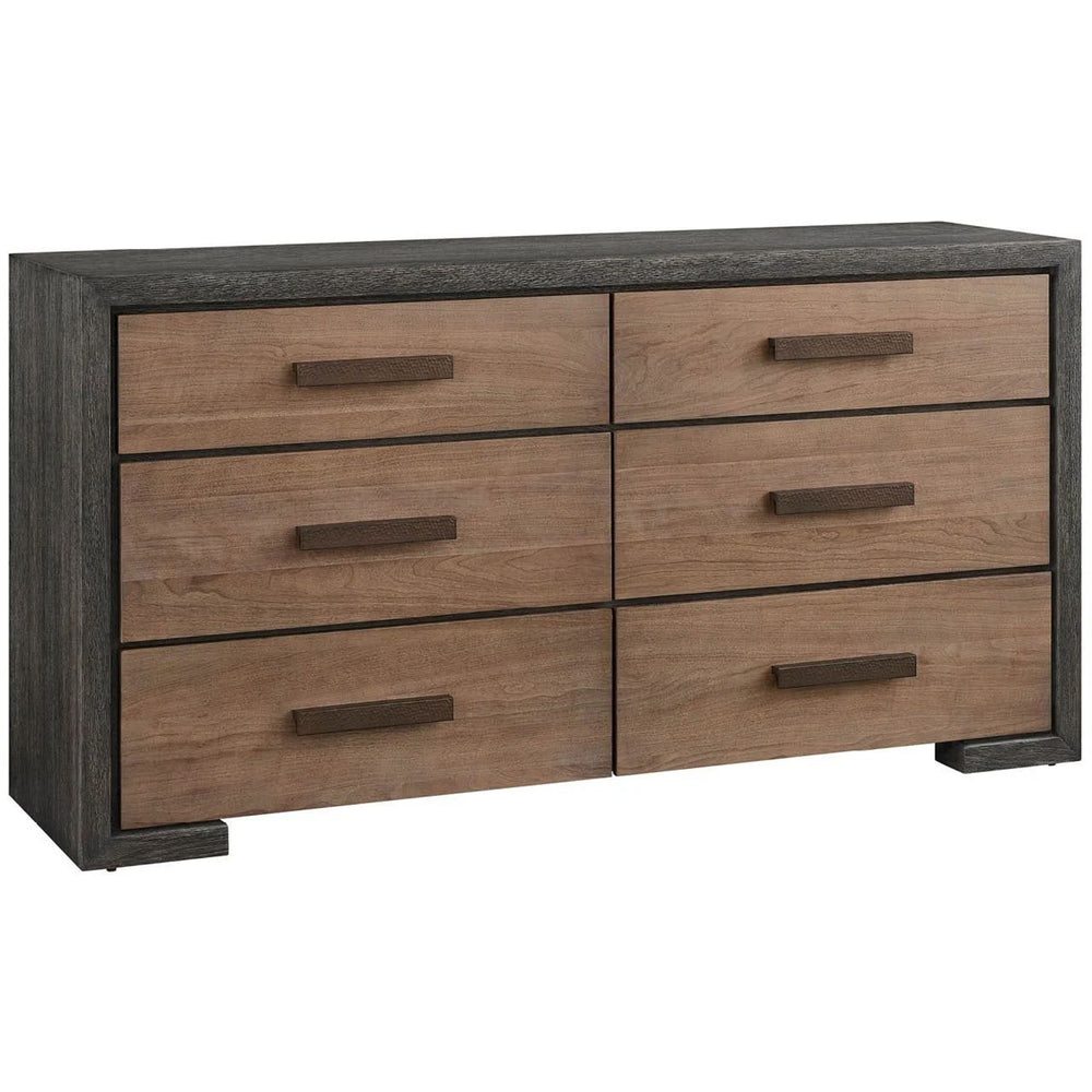 Modern 6 Drawer Dresser, Veil