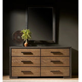 Modern 6 Drawer Dresser, Veil