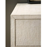 Lira 6 Drawer Dresser, Grey Leather