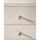 Lira 6 Drawer Dresser, Grey Leather