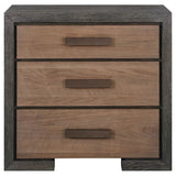 Modern 3 Drawer Nightstand, Veil
