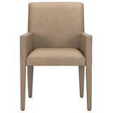 Brume Leather Arm Chair, Frontier Caribou