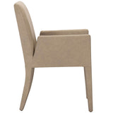 Brume Leather Arm Chair, Frontier Caribou