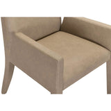 Brume Leather Arm Chair, Frontier Caribou