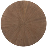 Modern Round Dining Table, Haze/Veil