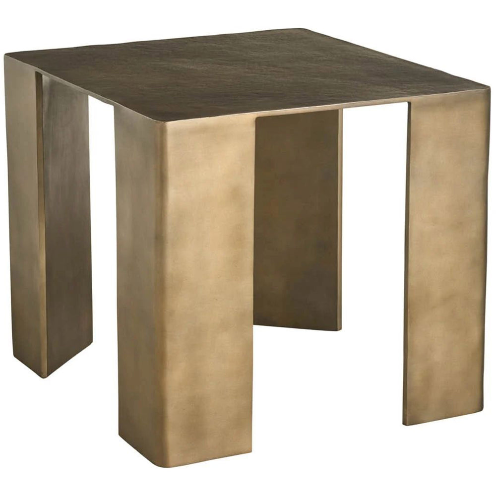 Eclipse Rectangular End Table, Black Nickel