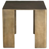 Eclipse Rectangular End Table, Black Nickel