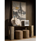 Eclipse Console Table, Black Nickel