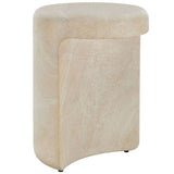 Nimbus Nesting Table, Faux Travertine