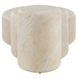 Nimbus Nesting Table, Faux Travertine