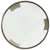 Nuvola Round Cocktail Table, Antique Zinc