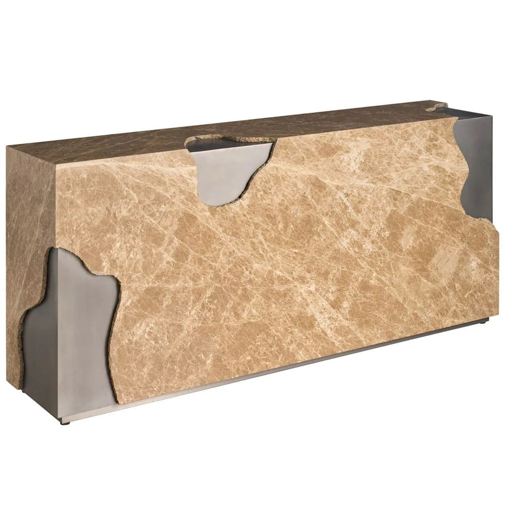 Mirage Console Table, Light Emperador