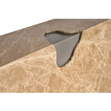 Mirage Console Table, Light Emperador