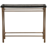 Cirrus Console Table, Antique Brass