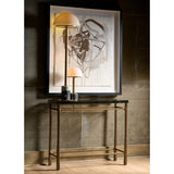 Cirrus Console Table, Antique Brass