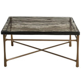Cirrus Cocktaill Table, Antique Brass