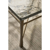 Cirrus Cocktaill Table, Antique Brass
