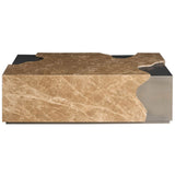 MIrage Cocktail Table, Light Emperador