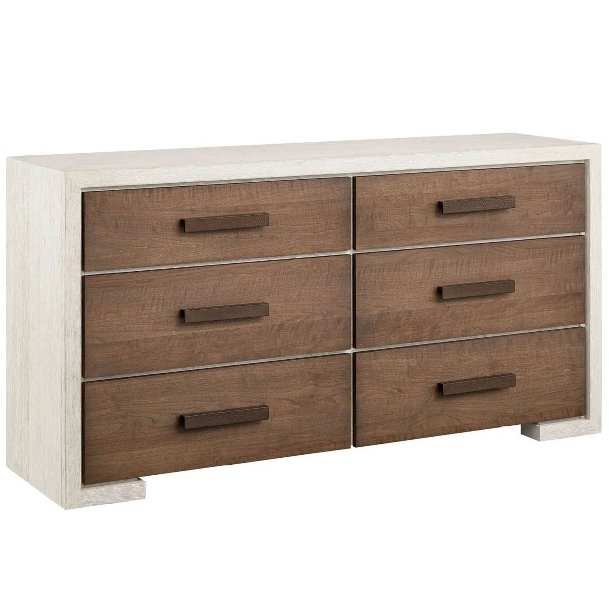 Modern 6 Drawer Dresser, Mist – High Fashion Home