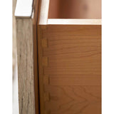 Modern Quartz 5 Drawer Chest, Mist