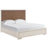 Modern Panel Bed, Mist
