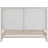 Modern Panel Bed, Mist