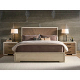 Modern Panel Bed, Mist