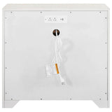 Modern 3 Drawer Nightstand, Mist