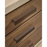 Modern 3 Drawer Nightstand, Mist