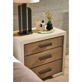 Modern 3 Drawer Nightstand, Mist