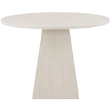 Quartz Round Dining Table, White