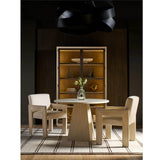 Quartz Round Dining Table, White