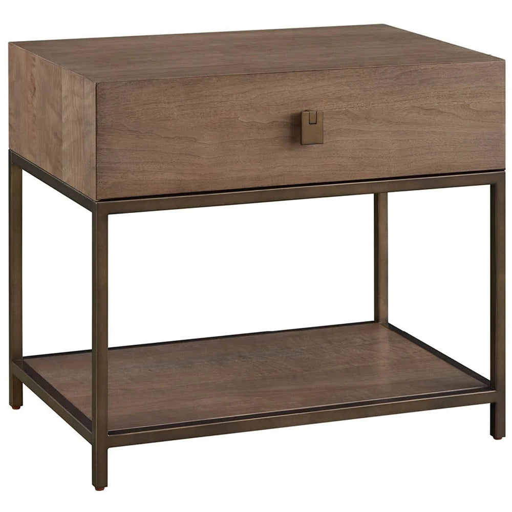 Haze Nightstand, Brown-Furniture - Bedroom-High Fashion Home